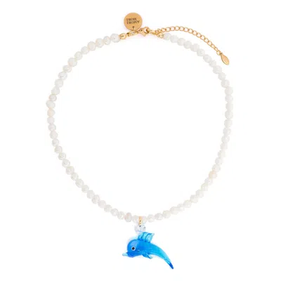 Amori Mori Gold White Necklaces