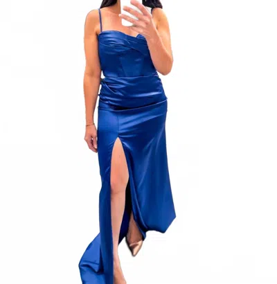 Amoris Women's Steal The Spotlight Dress In Soft Navy In Blue