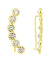 Amorium 18k Plated Cz Ear Cuff