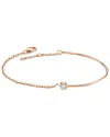 Amorium 18k Rose Gold Vermeil Cz Cuff