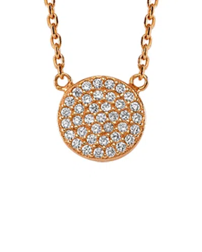Amorium 18k Rose Gold Vermeil Cz Necklace
