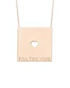 Amorium 18k Rose Gold Vermeil Necklace