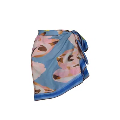 Amotea 'giada' Cotton And Silk Sarong
