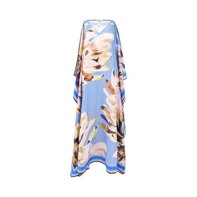 Amotea 'jacqueline' Cotton And Silk Kaftan