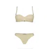 Amotea Serena Shell-cup Bikini In Neutral