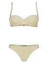 Amotea Serena Shell-cup Bikini In Neutral