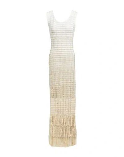 Amotea Woman Maxi Dress Cream Size 6 Cotton In White