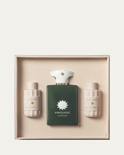 Amouage Gift Of Kings Purpose Set In White