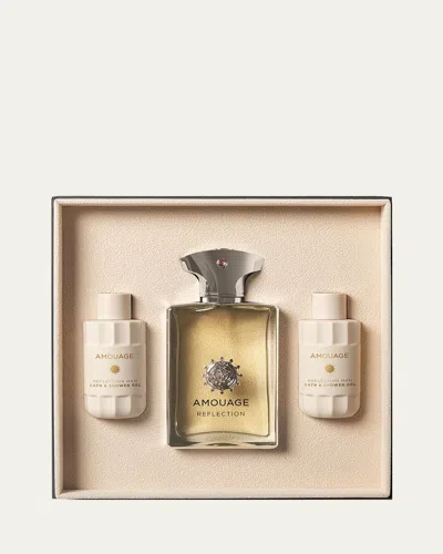 Amouage Gift Of Kings Reflection Man Set In White