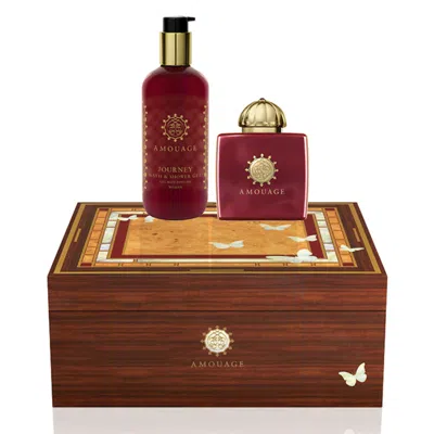 Amouage Gift Set : Portraits Of A Life - Journey, Hydrating, Body Lotion, 300 ml + Journey , Eau De P In White
