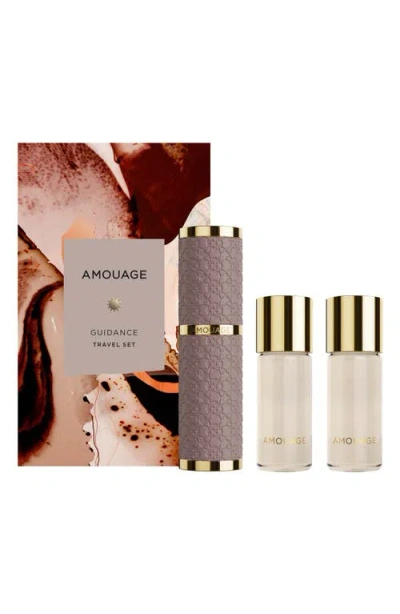 Amouage Guidance Eau De Parfum Travel Spray Set In Transparent