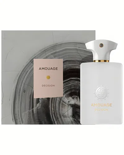 Amouage Men's 3.4oz Decision Eau De Parfum In Transparent