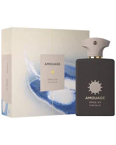 Amouage Men's 3.4oz Opus Xv King Blue Edp In Transparent
