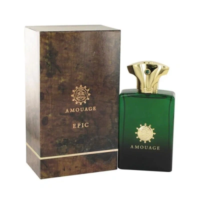 Amouage Men's Epic Edp Spray 3.4 oz (100 Ml) Fragrances 701666410119 In Berry / Pink