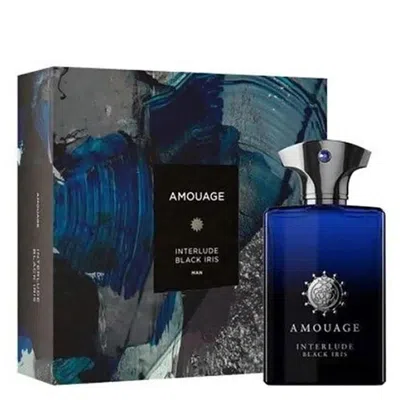 Amouage Men's Interlude Black Iris Eau De Parfum Cologne 3.3 oz/ 100 ml In Black / Violet