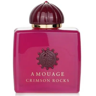 Amouage Unisex Crimson Rocks Edp Spray 3.4 oz Fragrances 701666410393 In Crimson / Pink
