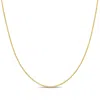 Amour 14k Yellow Gold Diamond Cut Cable Chain Necklace 16 In Yellow