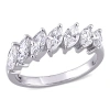 Amour 1 3/4 Ct Dew Marquise Created Moissanite Engagement Ring In 10k White Gold In White