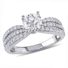 AMOUR AMOUR 1 5/8 CT TW DIAMOND MULTI-ROW ENGAGEMENT RING IN 14K WHITE GOLD