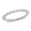 Amour 1 Ct Tw Diamond Eternity Band In Platinum In White