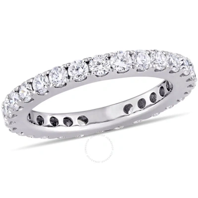 Amour 1 Ct Tw Diamond Eternity Ring In 14k White Gold