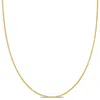 Amour 14k Yellow Gold Round Cable Chain Necklace 16 In Yellow