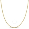 AMOUR AMOUR 1.55MM SERPENTINE CHAIN NECKLACE IN 10K YELLOW GOLD