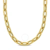 AMOUR AMOUR 10.5MM OVAL LINK NECKLACE IN 14K YELLOW GOLD
