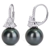 AMOUR AMOUR 11 - 12 MM BLACK TAHITIAN CULTURED PEARL