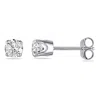 Amour 1/2 Ct Tw Diamond Stud Earrings In 14k White Gold In White