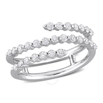Amour 1/2 Ct Tw Diamond Swirl Ring In Platinum In White