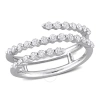 AMOUR AMOUR 1/2 CT TW DIAMOND SWIRL RING IN PLATINUM