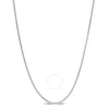 AMOUR AMOUR 1.2MM SNAKE CHAIN NECKLACE IN STERLING SILVER