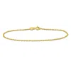 Amour 1.2mm Sparkling Singapore Bracelet In 14k Yellow Gold - 7.5 In In Yellow