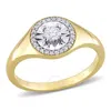AMOUR AMOUR 1/4 CT TW DIAMOND RING IN 10K YELLOW GOLD