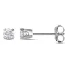 Amour 1/4 Ct Tw Diamond Stud Earrings In 10k White Gold In White Gold