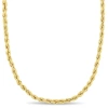 AMOUR AMOUR 16 INCH ROPE CHAIN NECKLACE IN 10K YELLOW GOLD (3 MM)