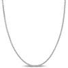 Amour 1.6mm Hollow Round Box Link Chain Necklace In 10k White Gold - 16 In In Yellow