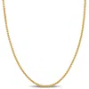 Amour 1.6mm Hollow Round Box Link Chain Necklace In 10k Yellow Gold - 16 In In Yellow