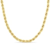AMOUR AMOUR 18 INCH ROPE CHAIN NECKLACE IN 10K YELLOW GOLD (4 MM)