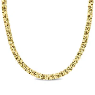 Pre-owned Amour 18-inch Woven Necklace In 14k Yellow Gold