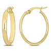 Amour 24mm Polished Hoop Earrings In 14k Yellow Gold In Yellow