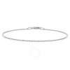 AMOUR AMOUR 1MM BALL CHAIN BRACELET IN STERLING SILVER