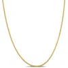 Amour 1mm Diamond Cut Flat Curb Link Chain Necklace In 14k Yellow Gold- 20 In In Yellow