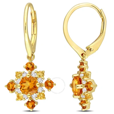 Amour 2 1/10 Ct Tgw Citrine In Gold