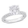 AMOUR AMOUR 2 5/8 CT TW CERTIFIED DIAMOND SOLITAIRE ENGAGEMENT RING IN 14K WHITE GOLD