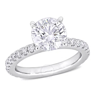 Amour 2 5/8 Ct Tw Certified Diamond Solitaire Engagement Ring In 14k White Gold In Neutral