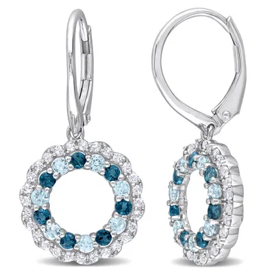 Amour 2 Ct Tgw Sky Blue Topaz In White