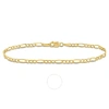 AMOUR AMOUR 2.5MM FIGARO BRACELET IN 10K YELLOW GOLD