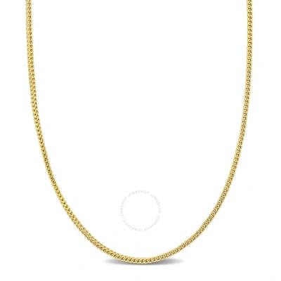 Amour 20-inch Franco Link Necklace In 10k Yellow Gold